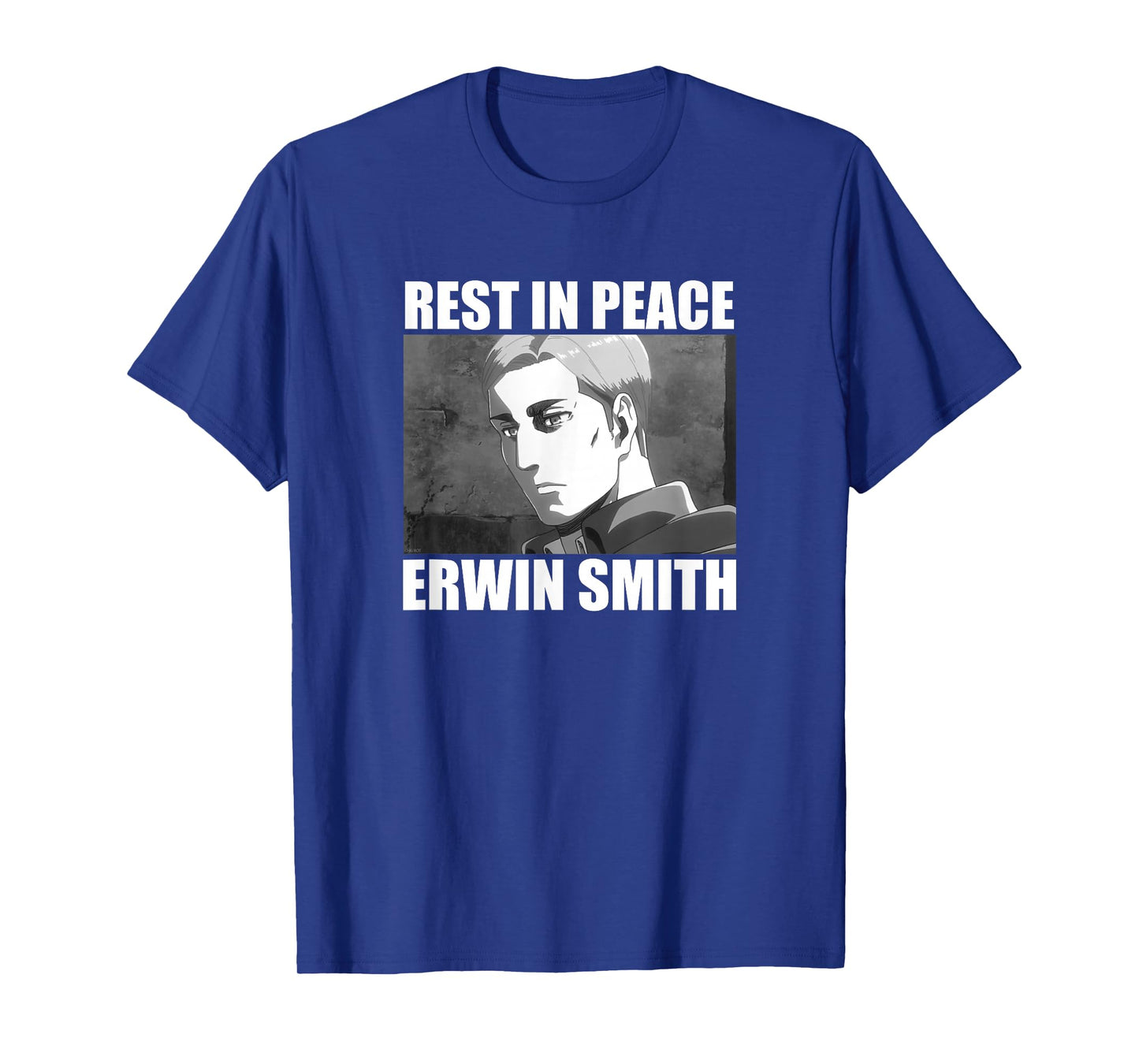 Attack on Titan Season 3 Rest in Peace Erwin Smith Anime T-Shirt