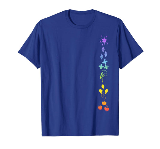 My Little Pony: Friendship Is Magic Rainbow Ponies Aligned T-Shirt
