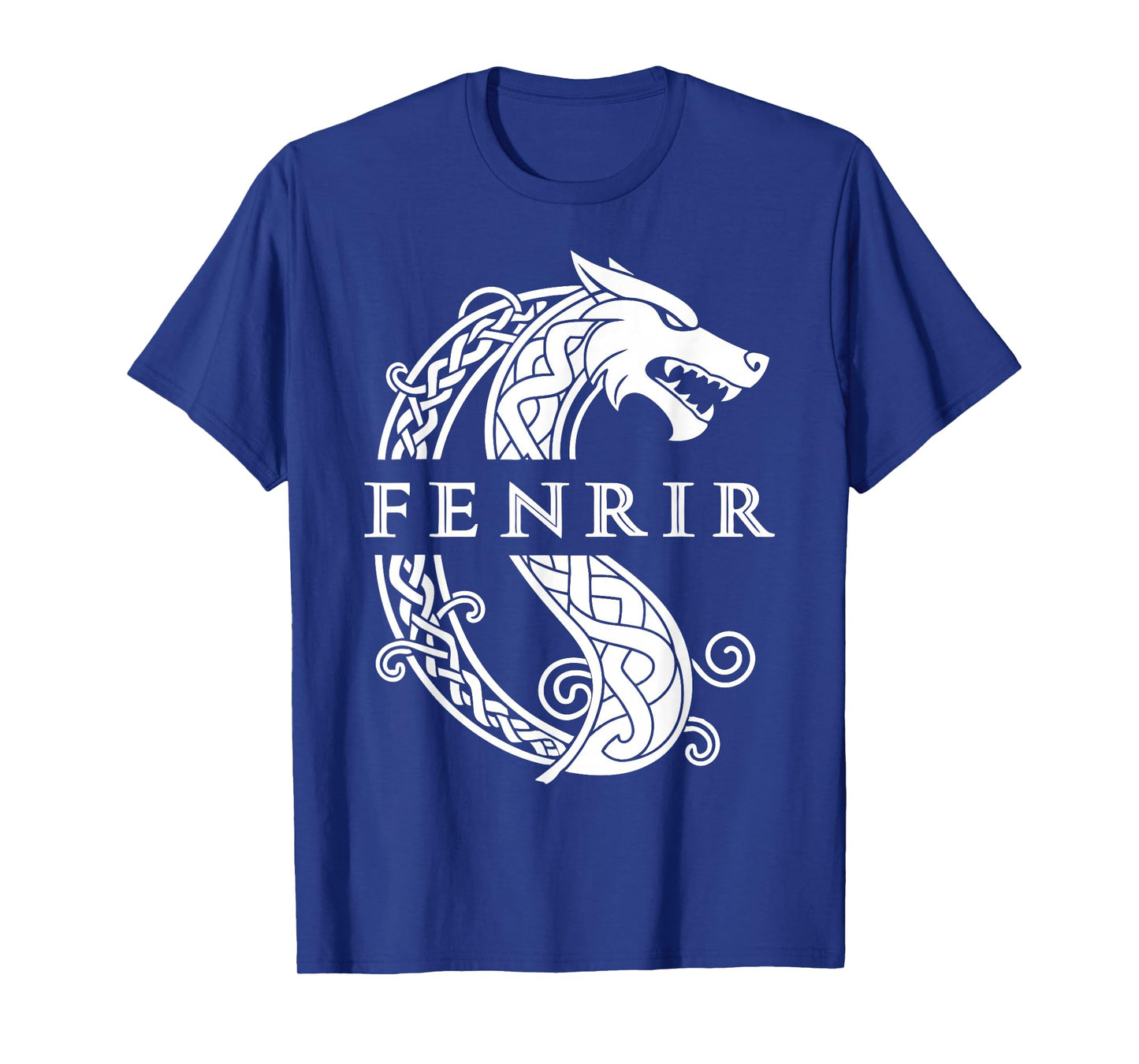 Norse Rustic Celtic Knotwork Fenrir T-Shirt