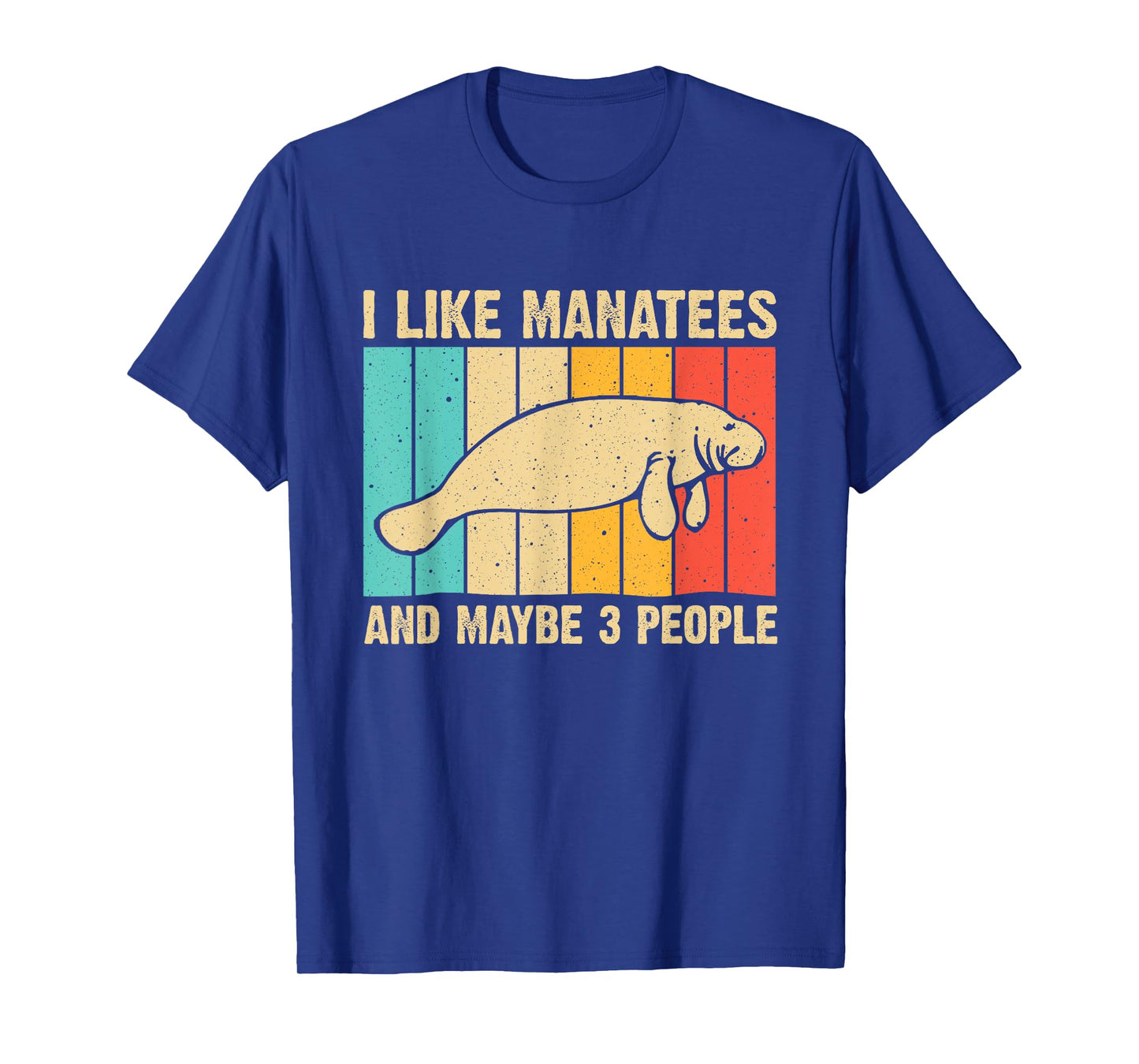 Funny Manatee Art For Men Women Sea Cow Monster Fish Lover T-Shirt