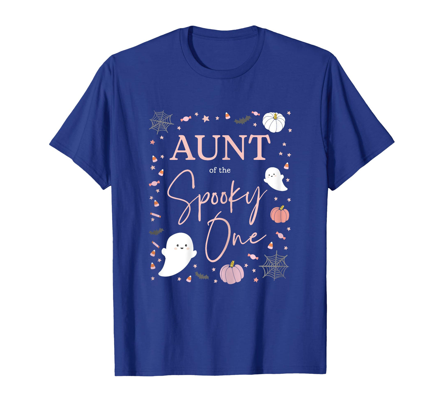 Aunt of the Spooky One Girl First Birthday Pink Halloween T-Shirt