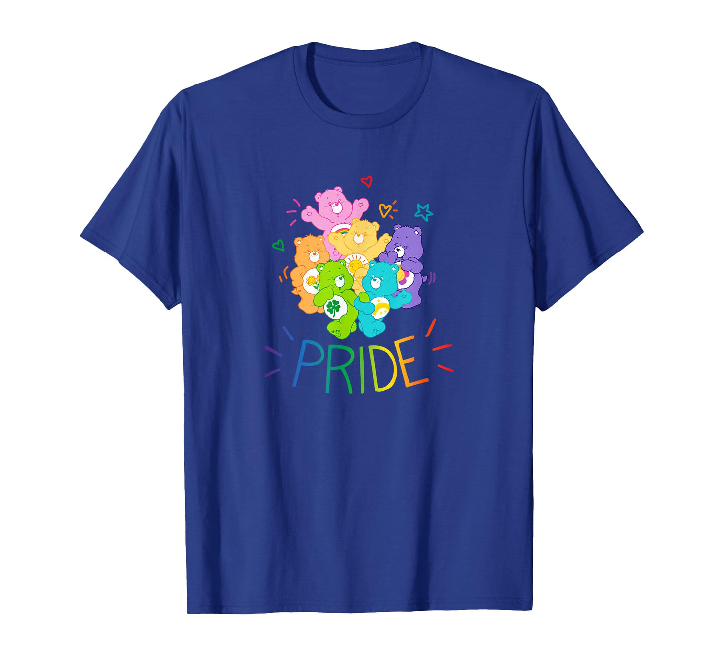 Care Bears Rainbow Pride and Doodles Cute Retro Cartoon T-Shirt