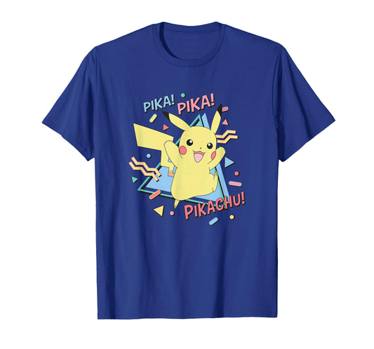 Pokémon Pikachu Retro Nineties Pika Pika Portrait T-Shirt