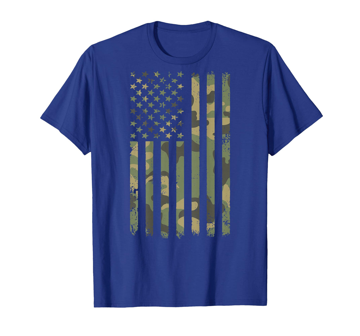 Vintage Camouflage American Flag Men, Women, Teens, & Kids T-Shirt