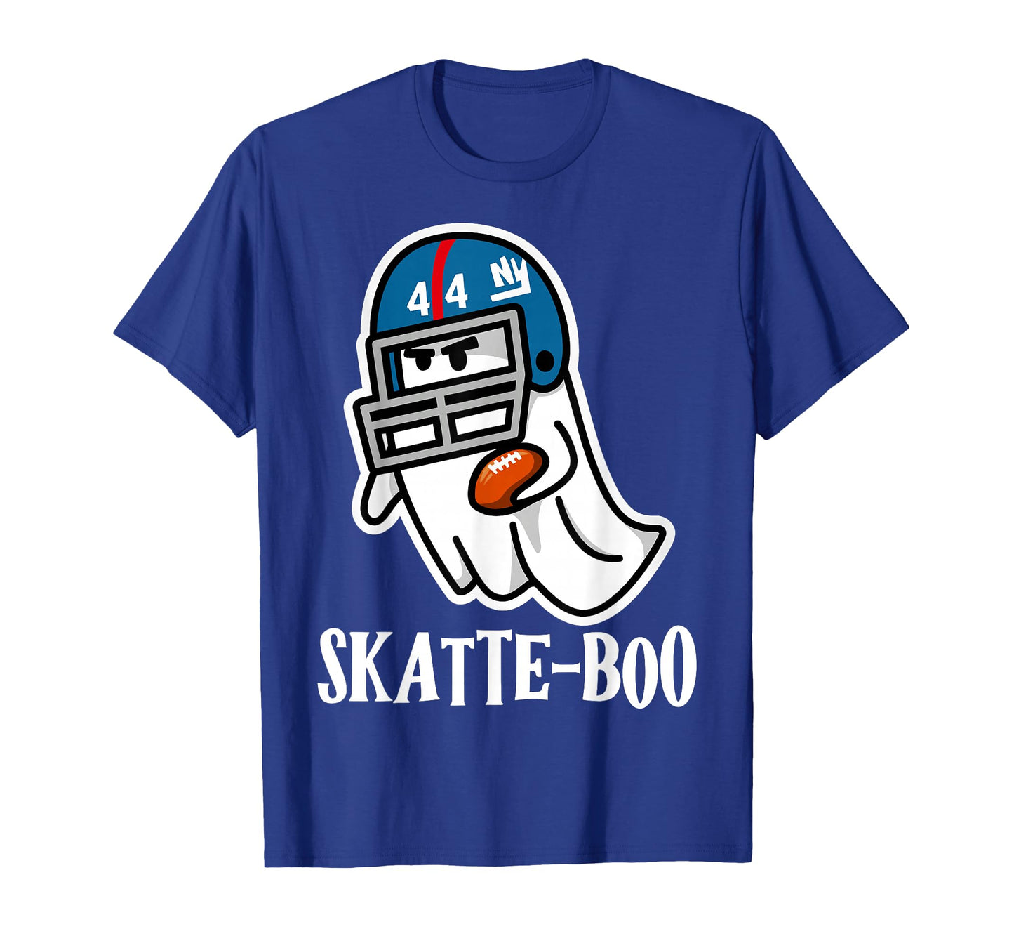 Skatte Boo Ghost Cam Skattebo Funny HLW Ghost Football Fan T-Shirt