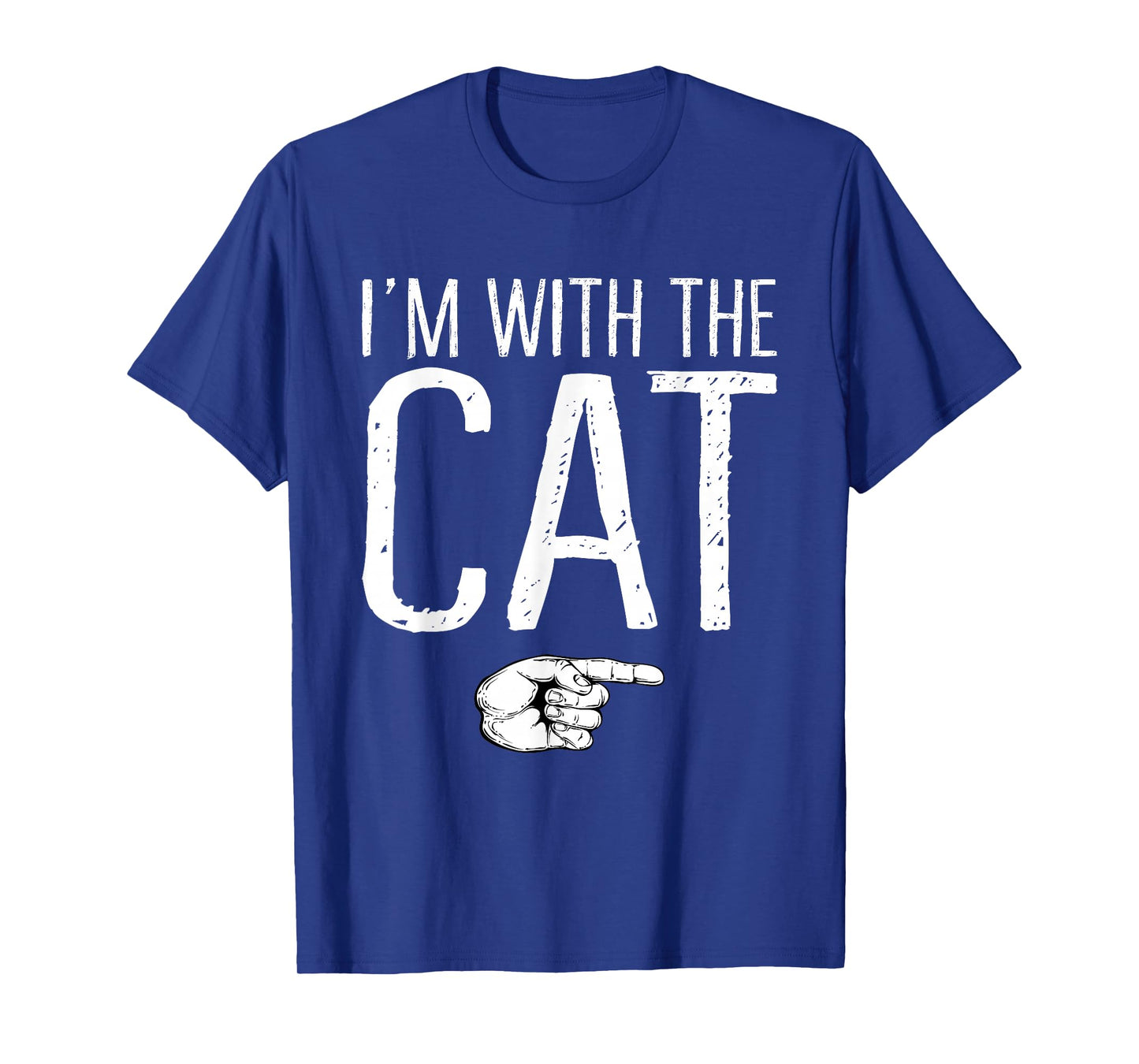 I'm With The Cat Matching Costume Lazy Halloween Party T-Shirt