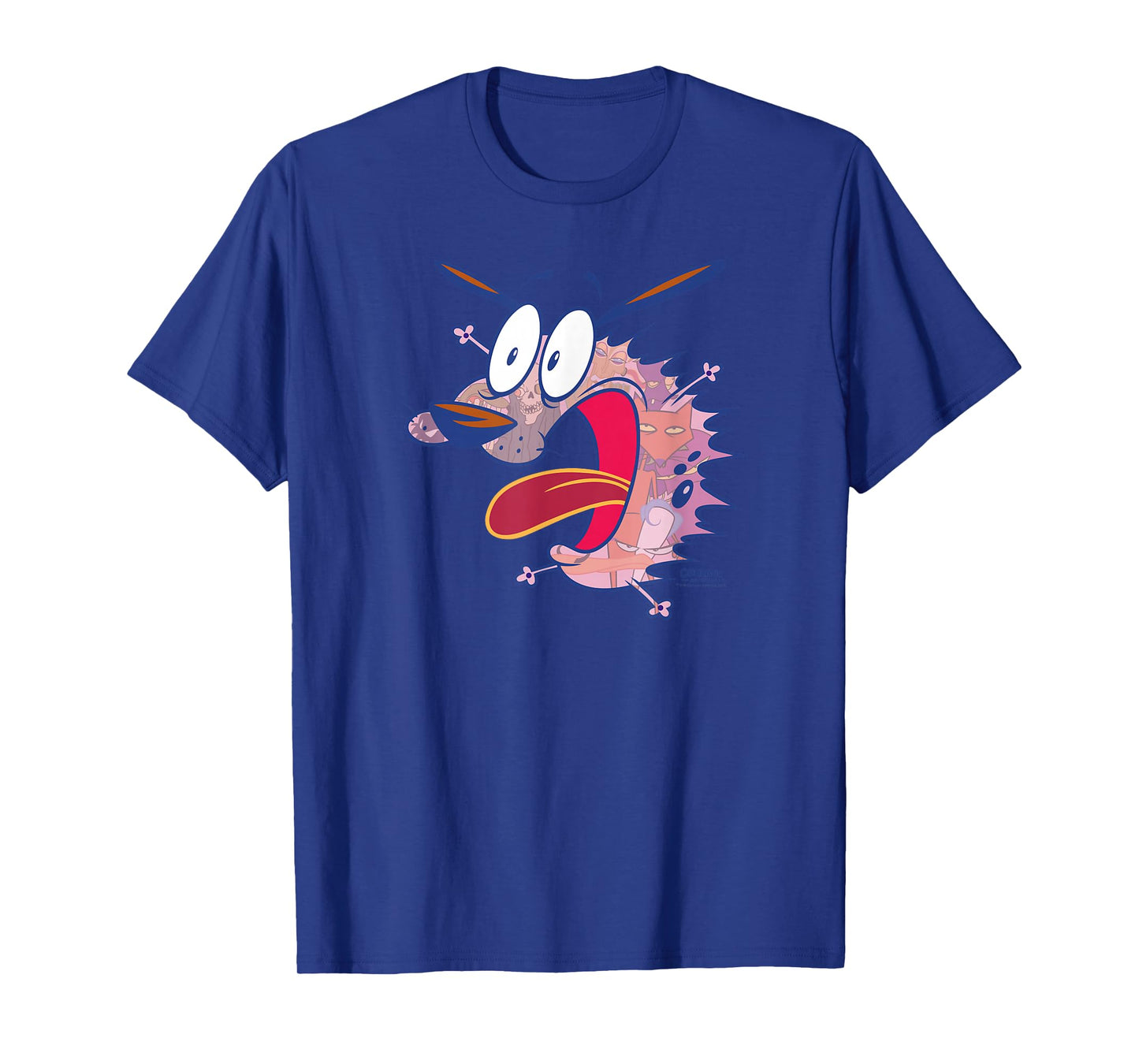 Courage The Cowardly Dog Evil Inside T-Shirt Small