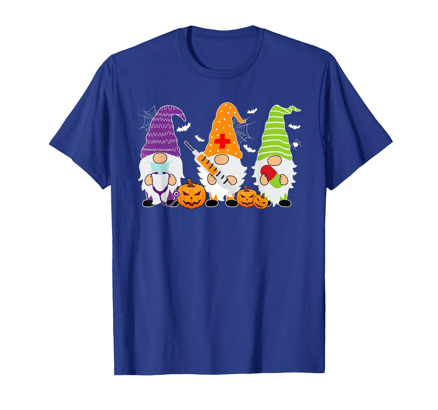 Halloween Gnome Nurse Costume Nursing Women Men T-Shirt