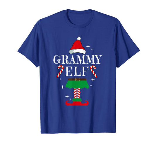 Grammy Elf Shirt Christmas Family Elf Holiday Xmas Elf T-Shirt