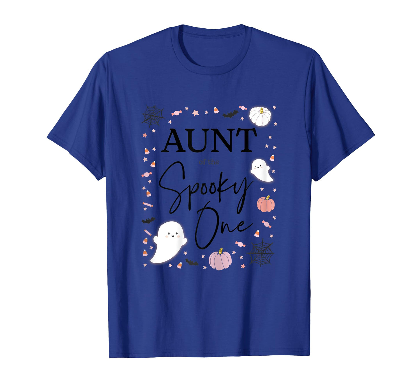 Aunt of the Spooky One Girl First Birthday Pink Halloween T-Shirt