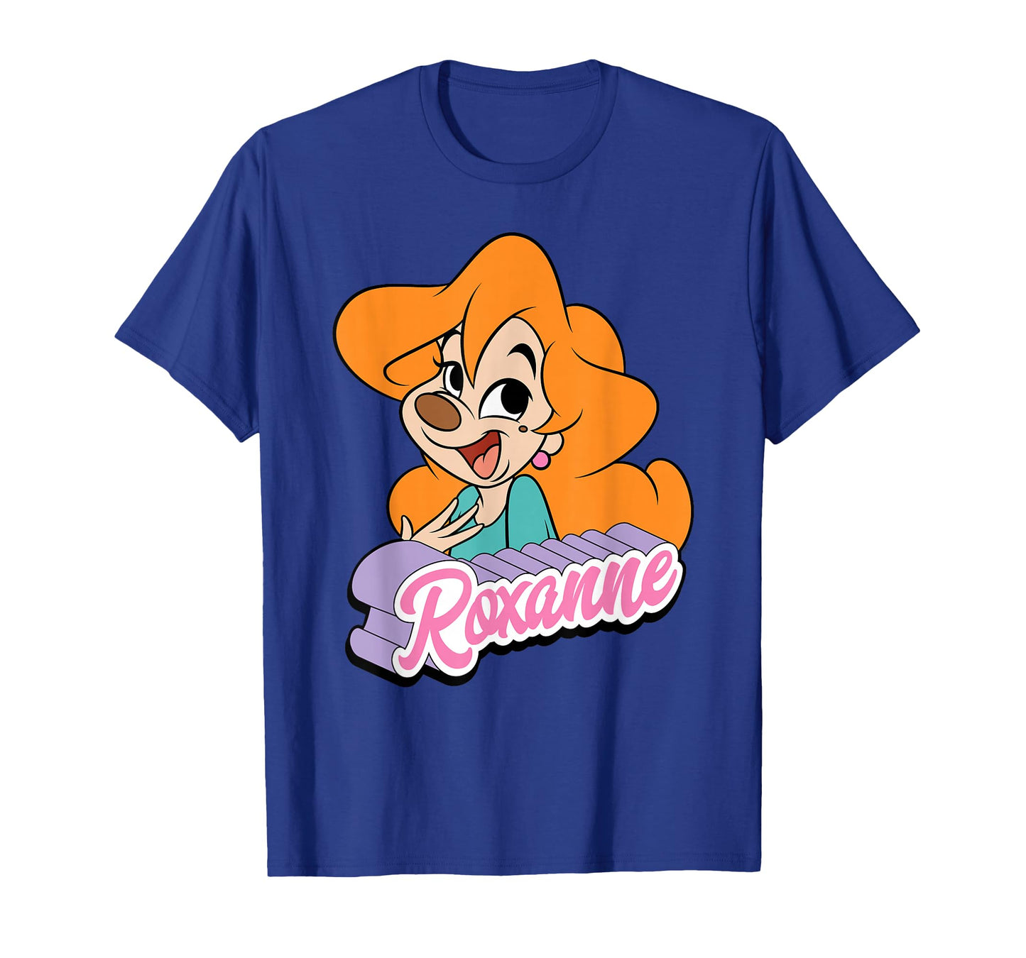 Disney A Goofy Movie 30th Anniversary Roxanne Big Face T-Shirt