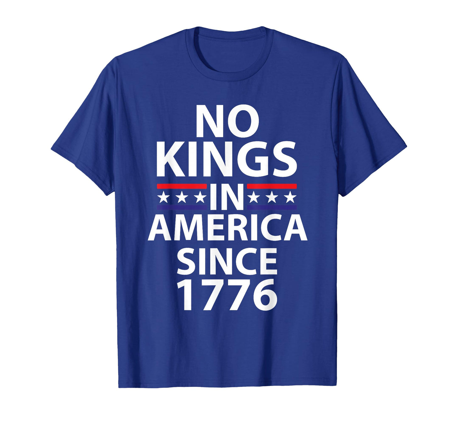 No Kings In America Since 1776 Independence Vibe T-Shirt