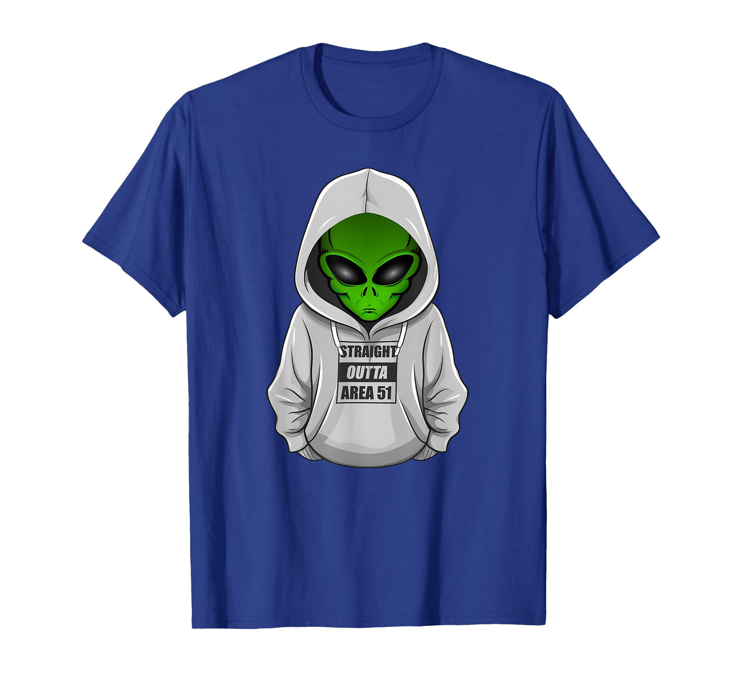 Cool Alien Halloween Costume Hoodie Straight Outta Area 51 T-Shirt
