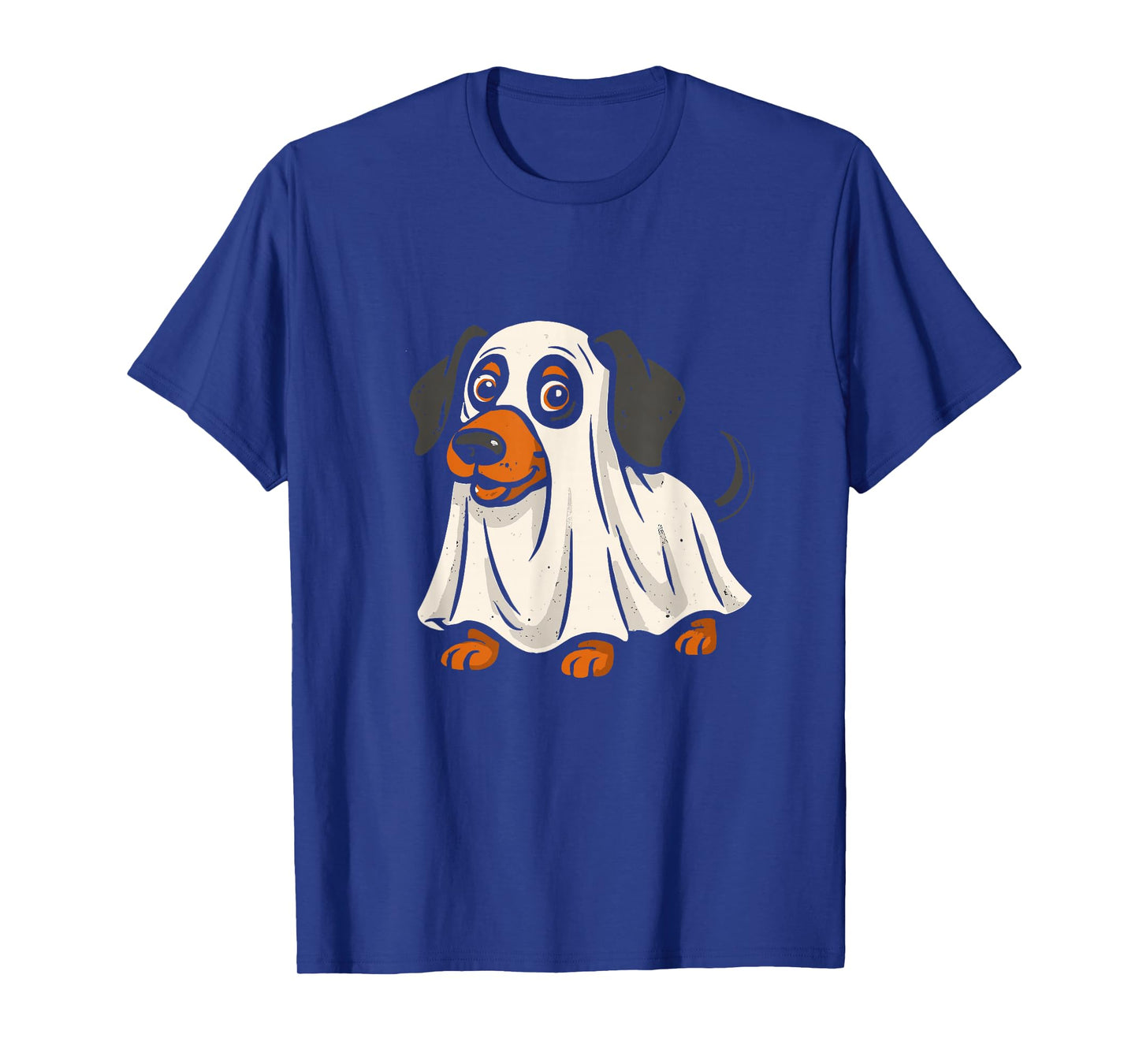 Cute Ghost Dog Halloween Dachshund T-Shirt