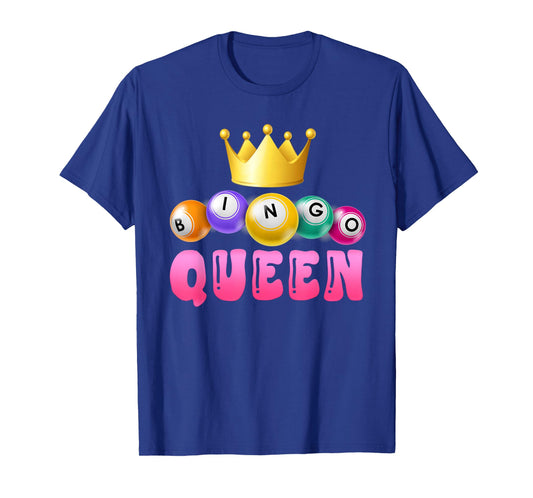 BINGO QUEEN Bingo Player Bingo Lover Bingo T-Shirt