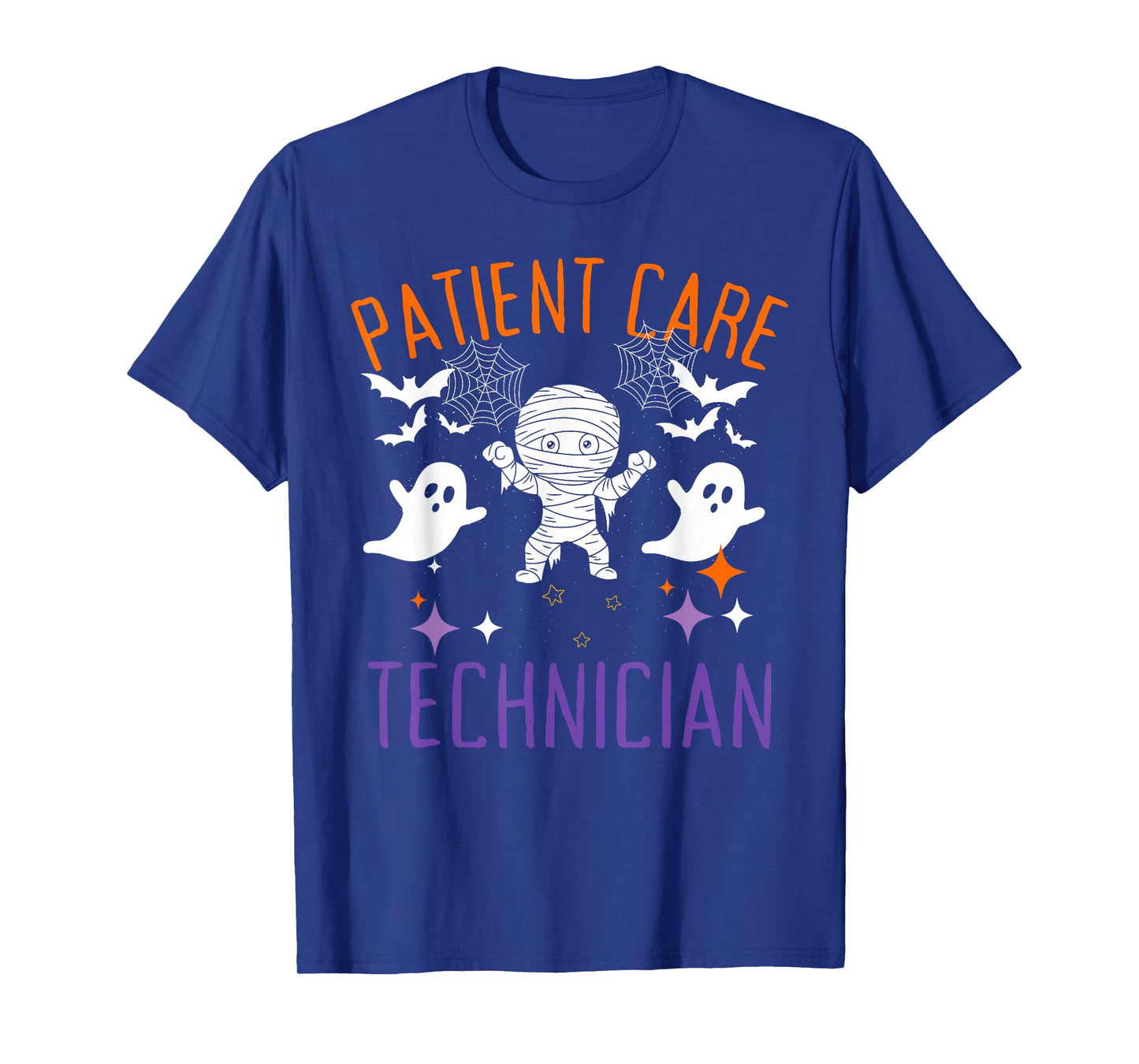 Patient Care Technician Mummy Ghost PCT Halloween Costume T-Shirt