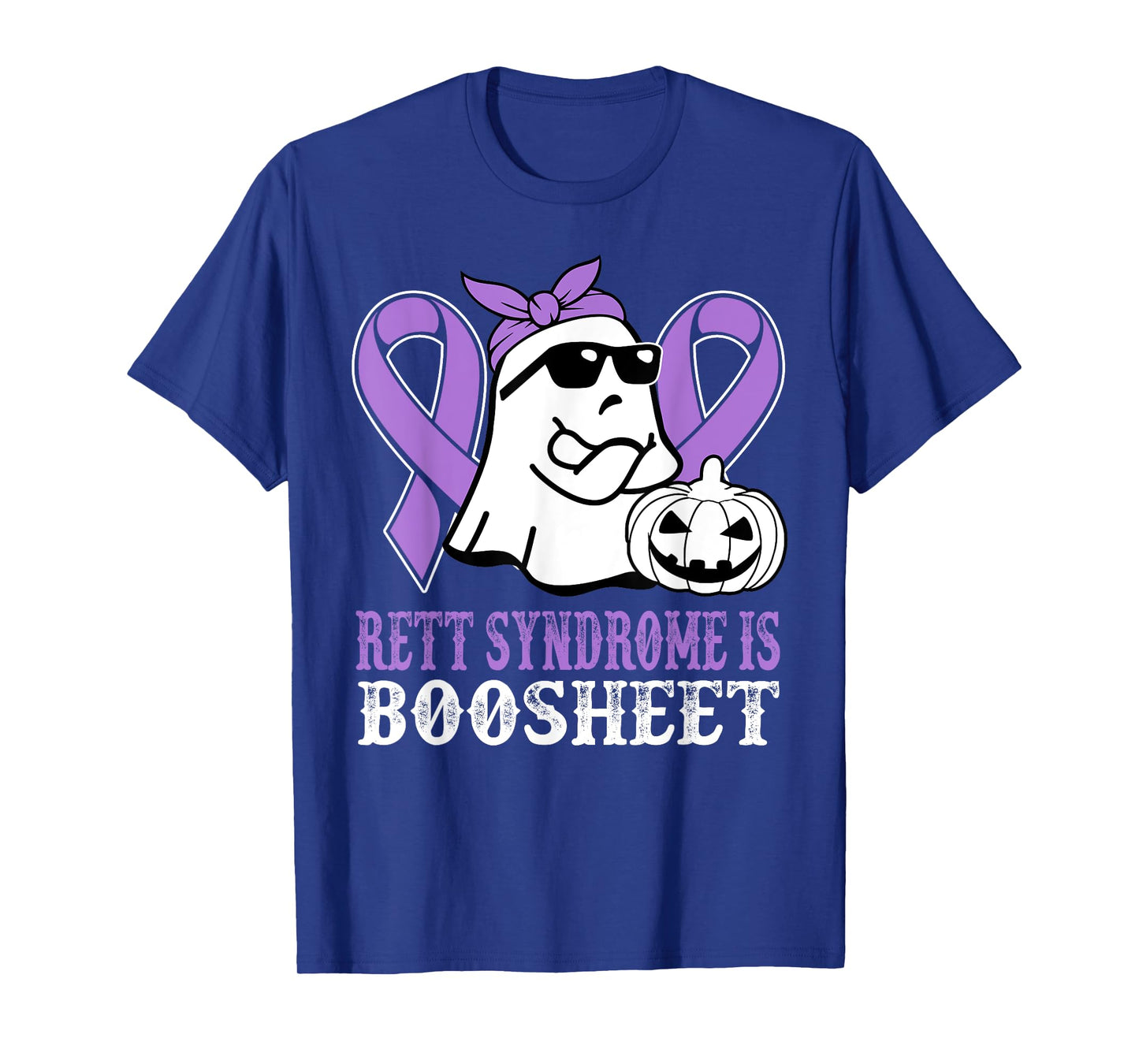 Rett Syndrome Is Boo Sheet Rett Syndrome Warrior Halloween T-Shirt