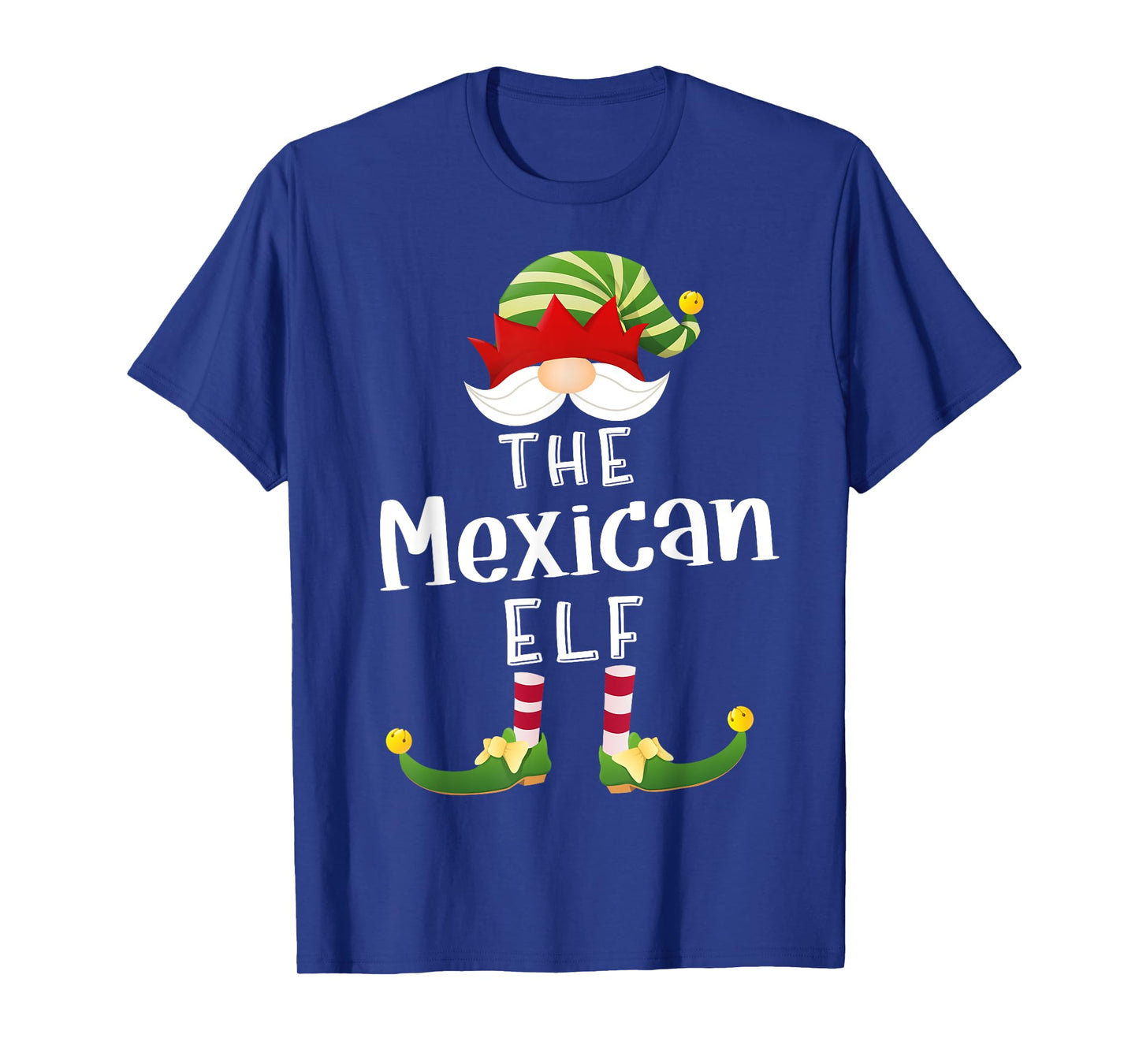 Mexican Elf Group Christmas Funny Pajama Party T-Shirt