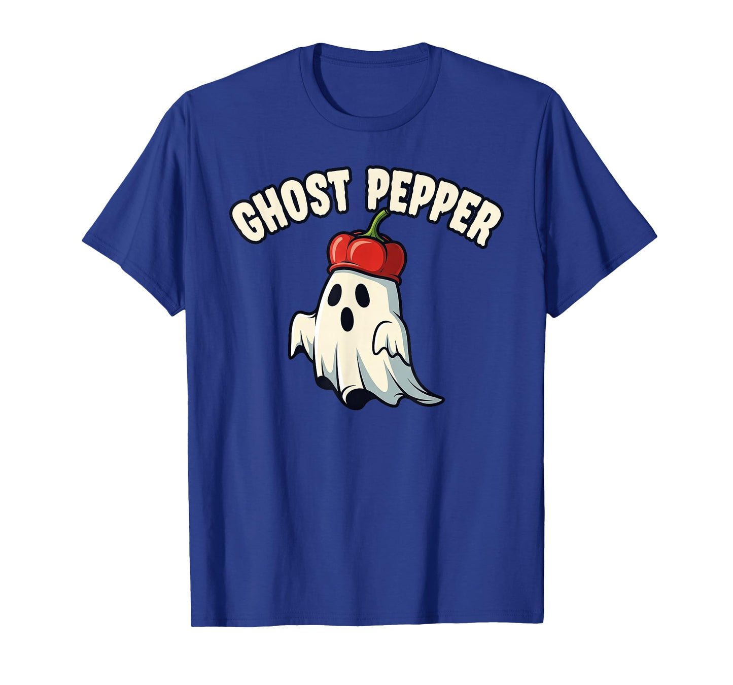 Ghost Pepper Spicy Food Halloween Pun T-Shirt