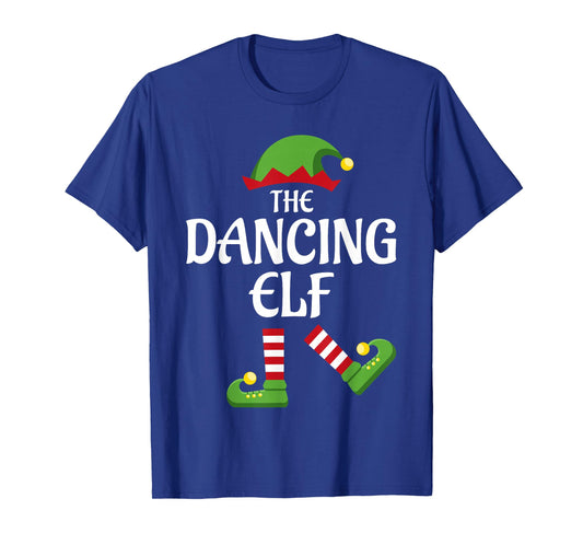 Dancing Elf Family Matching Group Christmas Party T-Shirt