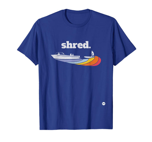 Wakesurfing Shred Vintage - Mens Womens Kids T-Shirt