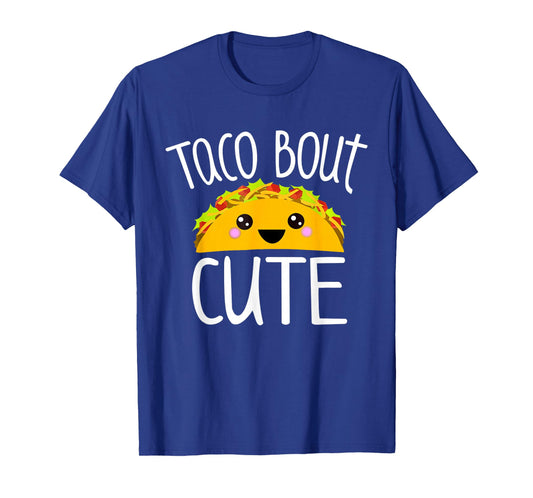 Funny Taco Lover Shirt Taco Bout Cute Girl Boy Kids Toddlers T-Shirt