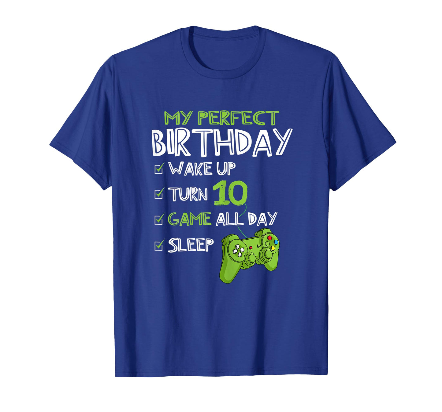 10th Birthday Gaming 10 Years Old Perfect Gamer Gift Boys T-Shirt
