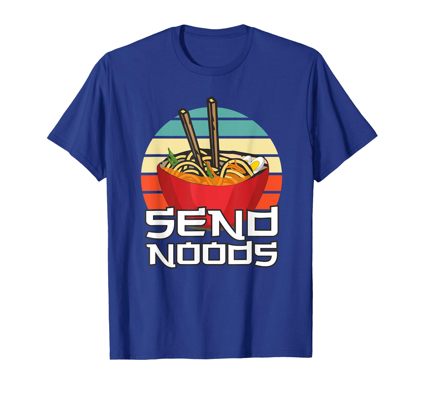 Send Noods Funny Japanese ramen noodle bowl vintage anime T-Shirt