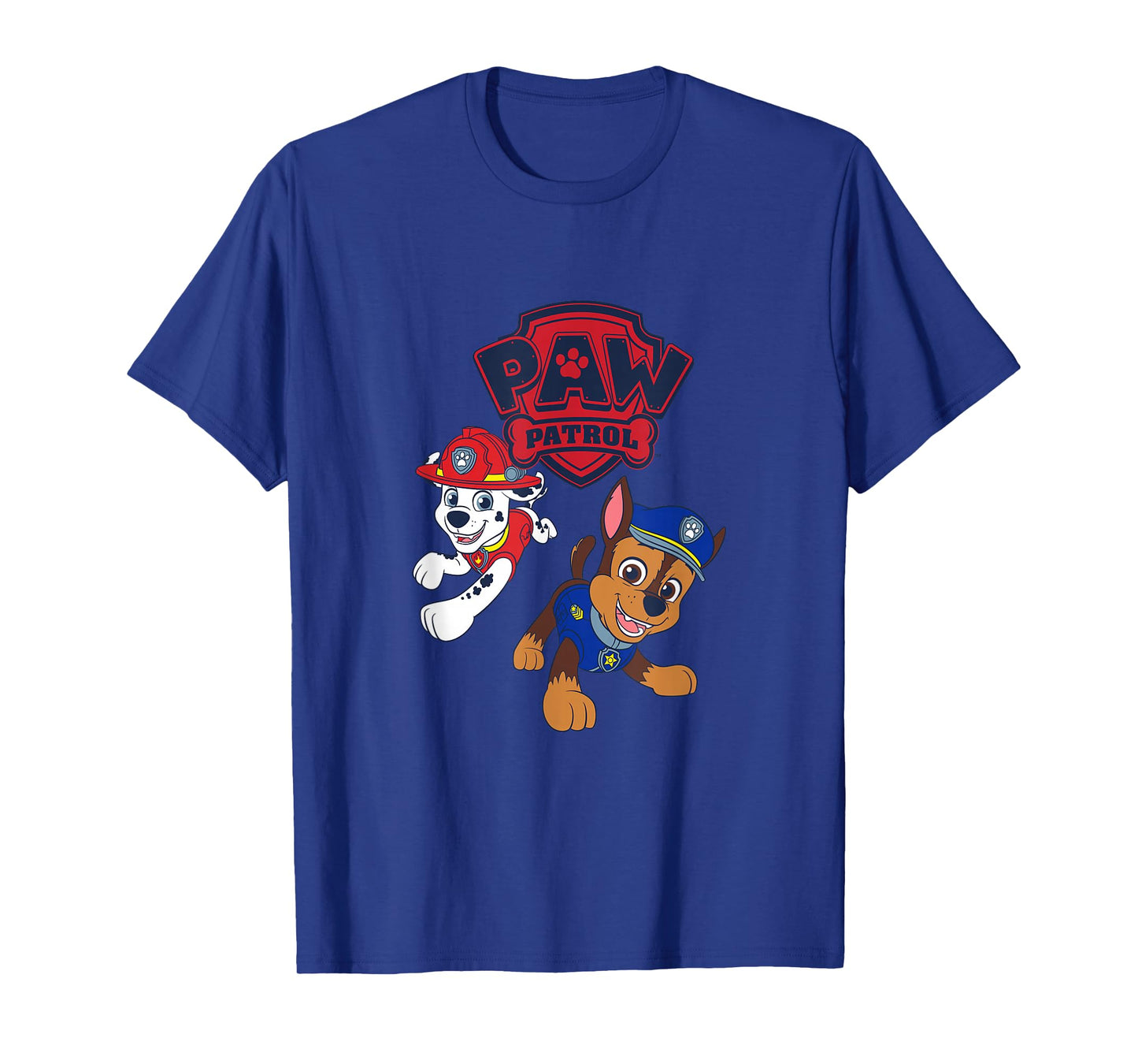 Paw Patrol Marshall And Chase Action Badge T-Shirt