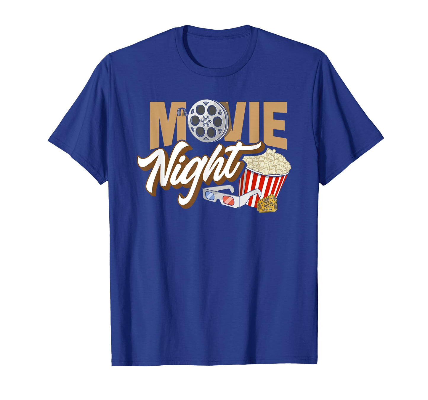 Movie Night - Popcorn Movies Cinema Family T-Shirt