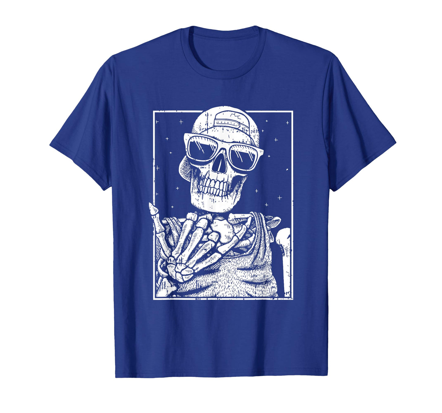 Skeleton Rock Hand Halloween Costume Cool Rock Music Rocker T-Shirt