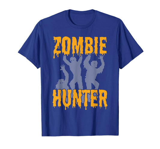 Funny Zombie Hunter Halloween party costume T-Shirt
