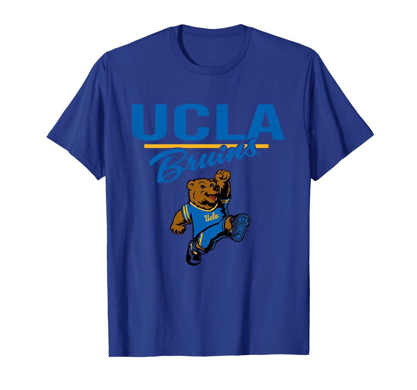 Kids UCLA Bruins Kid's Joe Bruin Mascot White Officially Licensed T-Shirt