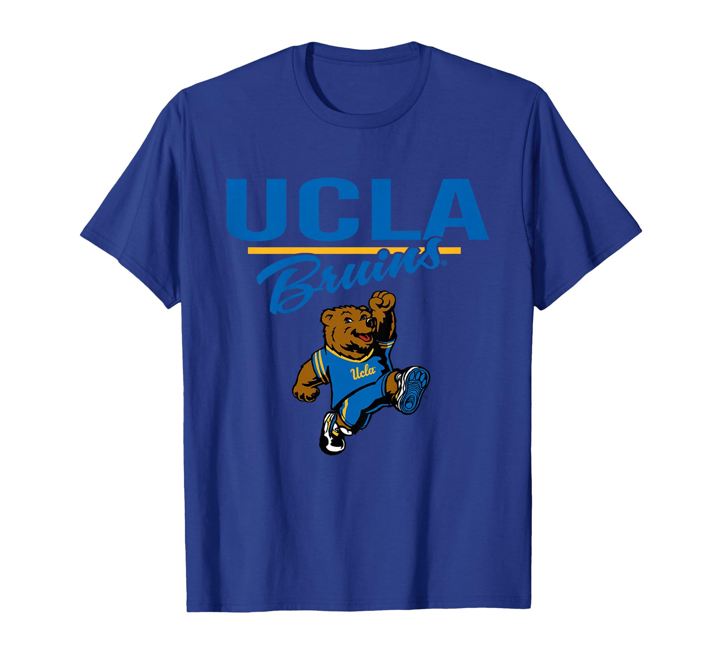 Kids UCLA Bruins Kid's Joe Bruin Mascot Gray Officially Licensed T-Shirt