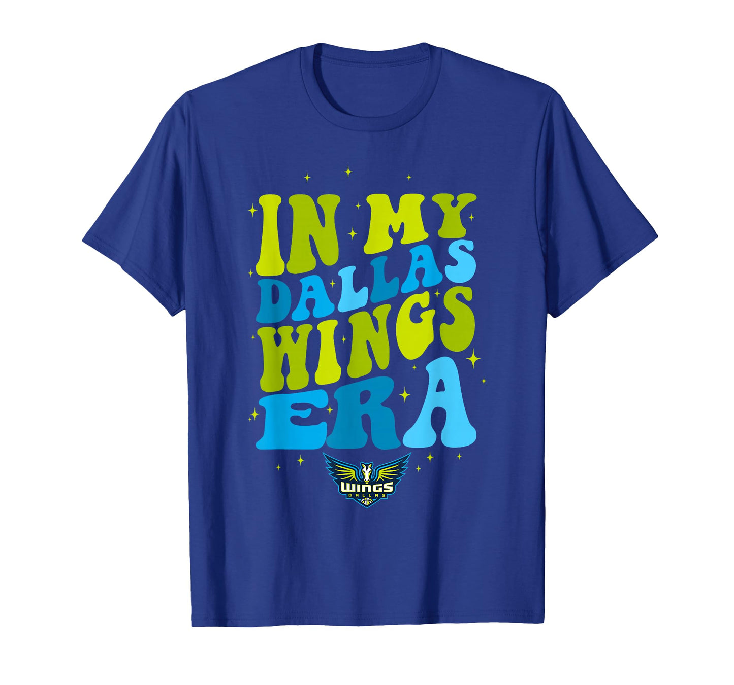 WNBA In My Dallas Wings Era Retro Wave Logo T-Shirt