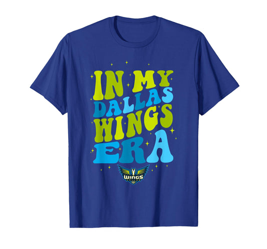 WNBA In My Dallas Wings Era Retro Wave Logo T-Shirt