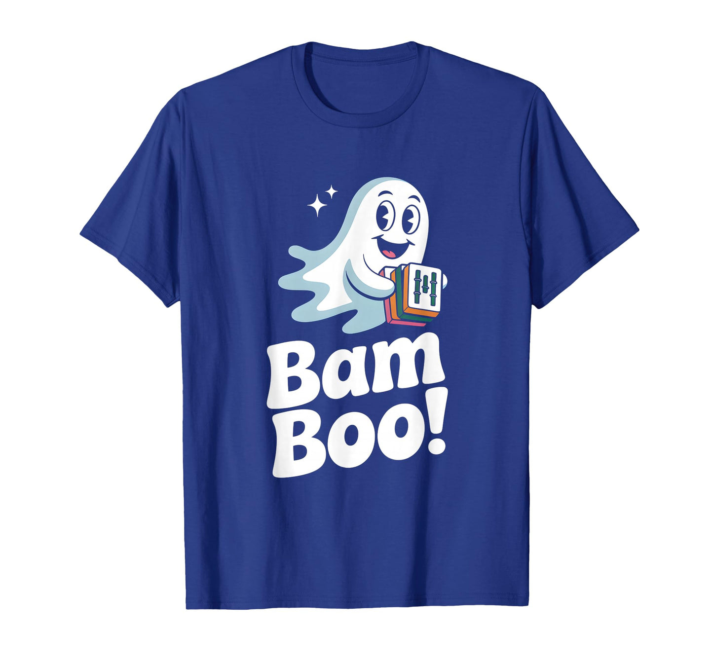 Bam Boo Halloween Ghost Mahjong T-Shirt