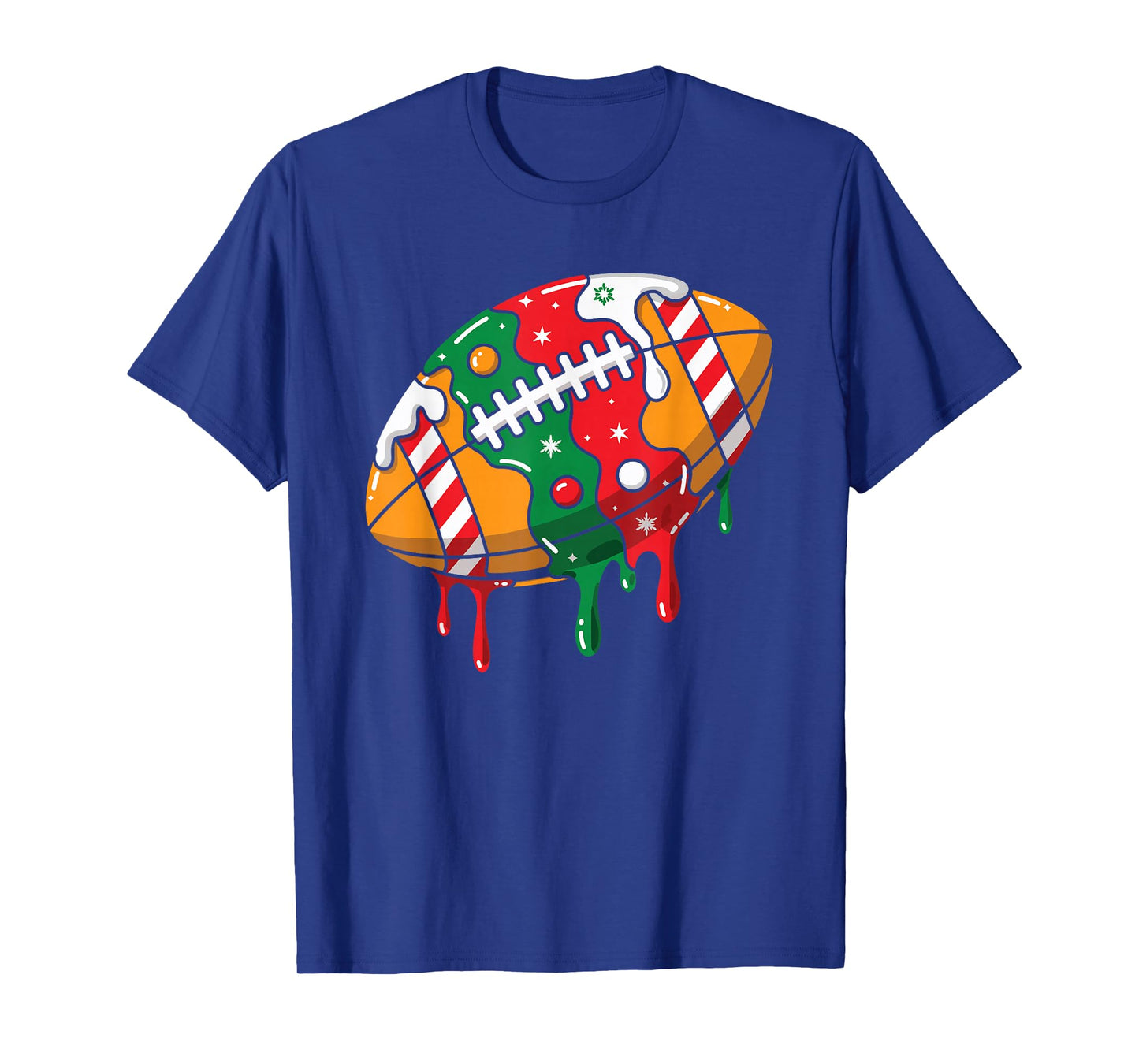 Football Christmas Drip T-Shirt