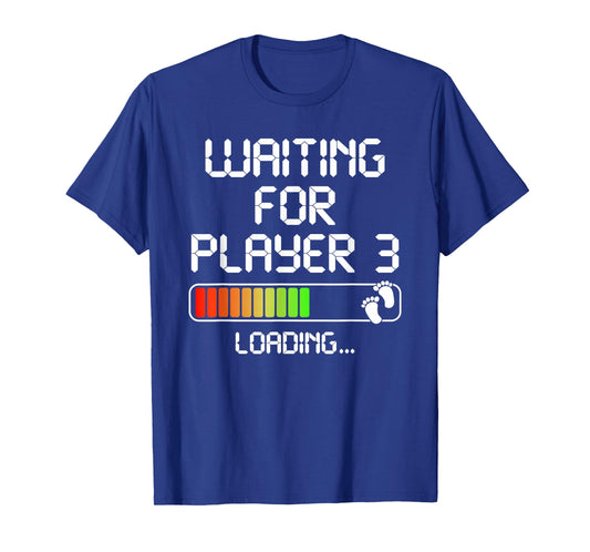 Expectant Dad To Be Gamer Pregnancy Announcement Player 3 T-Shirt