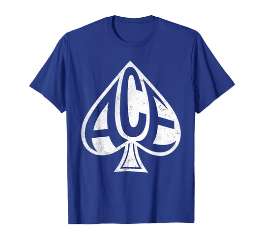 Vintage Ace Spades Texas Hold them Playing Cards Las Vegas T-Shirt