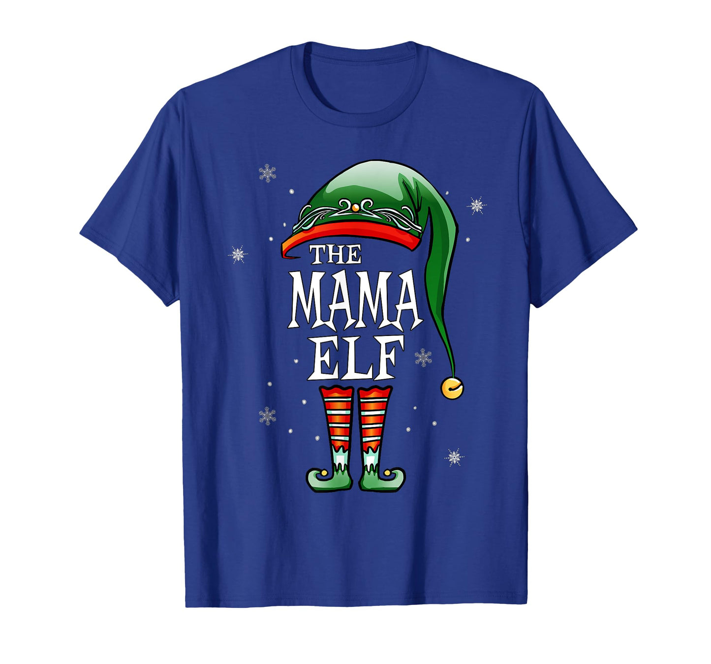Matching Family Funny The Mama Elf Christmas T-Shirt