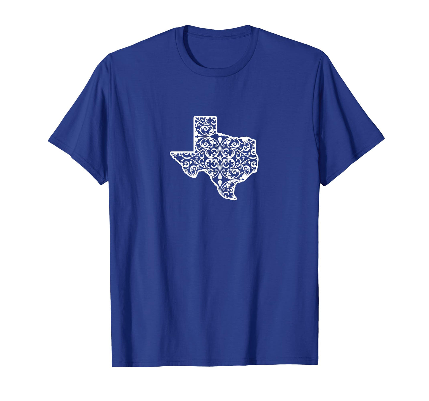 Texas Floral White Pattern for Texas Ladies and TX Girls T-Shirt