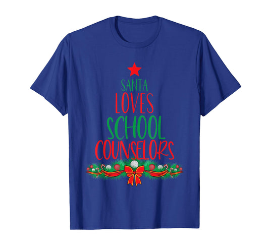 School Counselor Christmas Shirt Funny Appreciation Gift T-Shirt