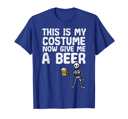 Halloween This Is My Costume Give Me Funny Skeleton Dad Men T-Shirt