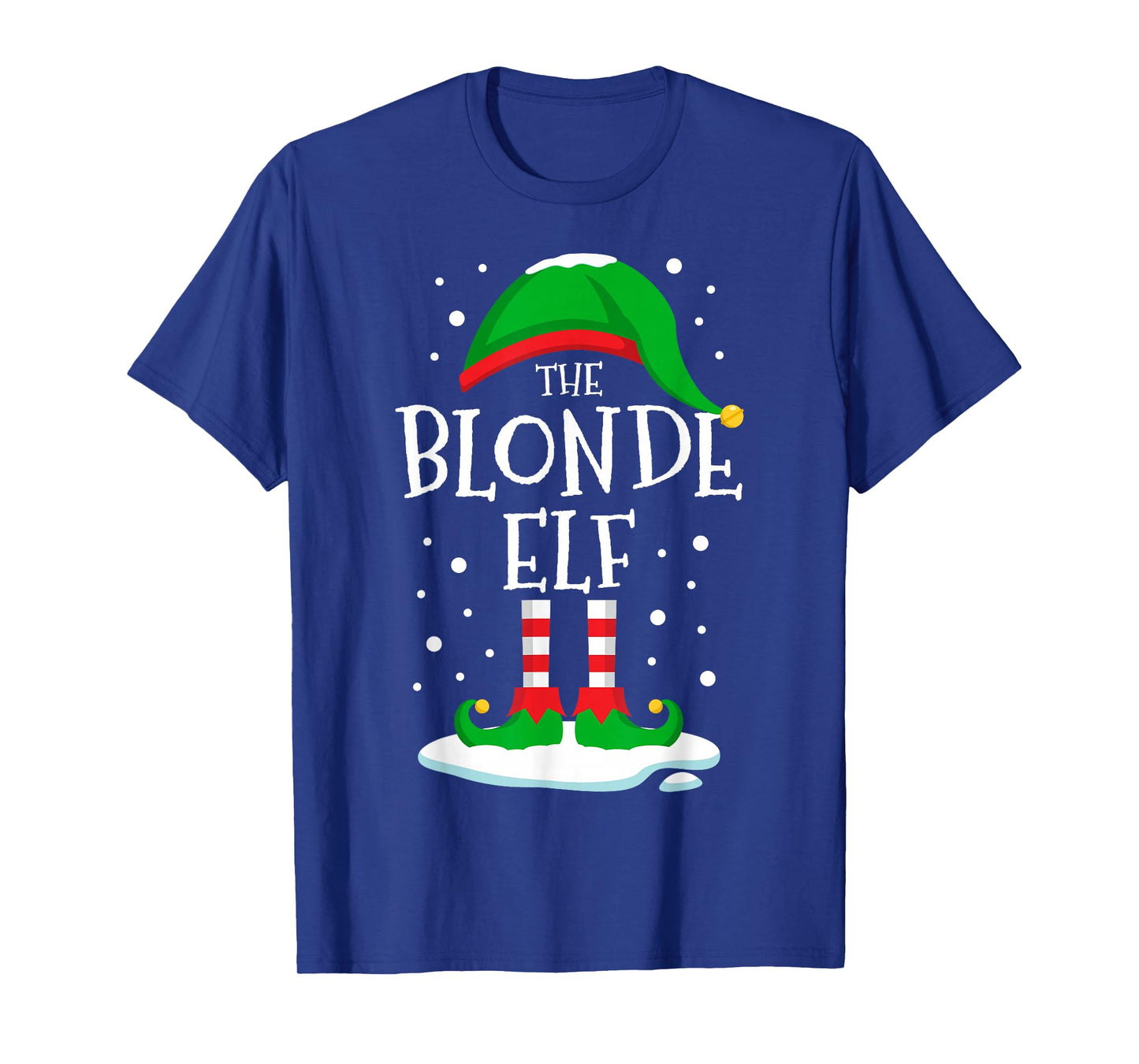 The Blonde Elf Christmas Family Matching Xmas Group Funny T-Shirt