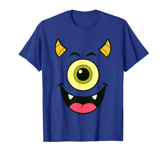 Monster Costume for Boys, Funny One Eyed Halloween Cartoon T-Shirt