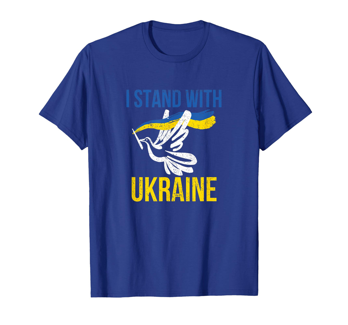 I Stand With Ukraine Dove Peace Pro-Ukraine T-Shirt
