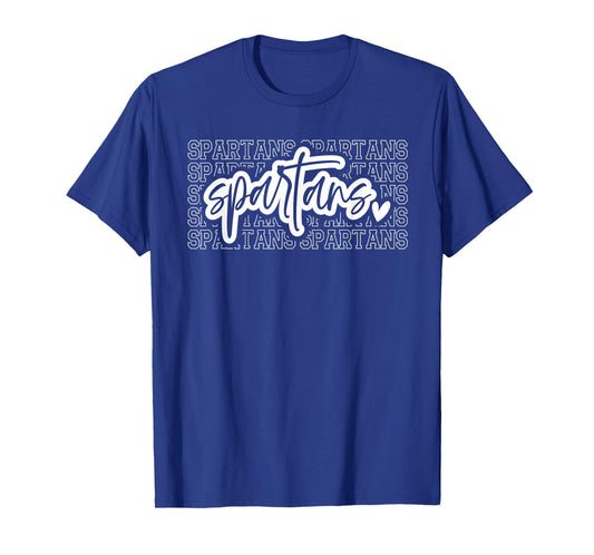 Cute Heart Spartans Sports Mascot - For Spartans Team Fan T-Shirt