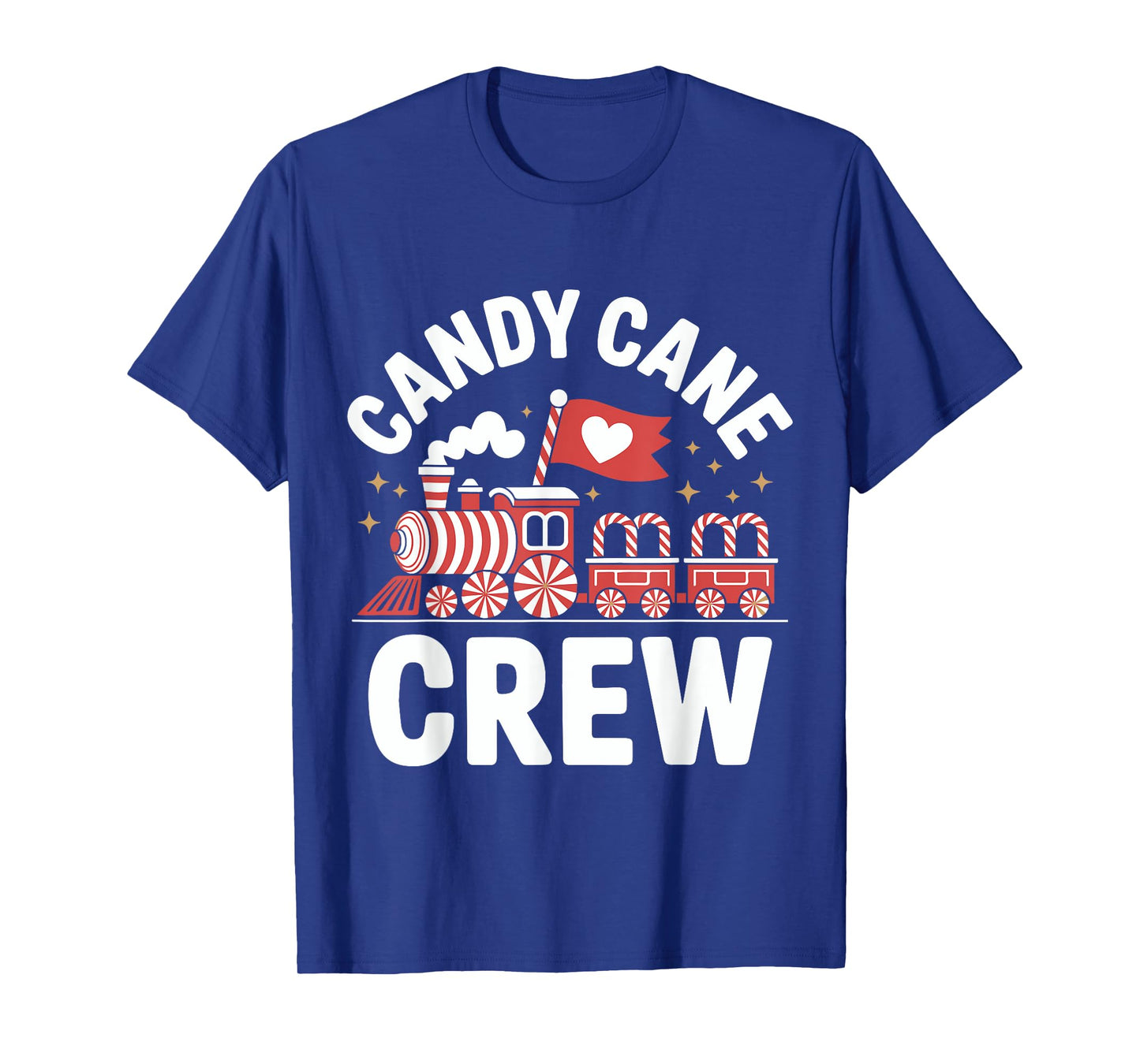 Candy Cane Crew Peppermint Train Men Women Kids Family T-Shirt