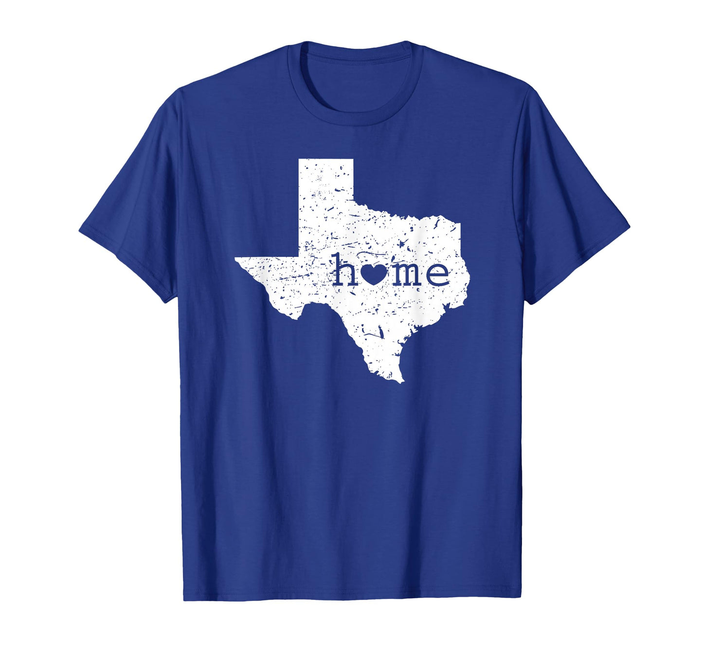 Texas Home Distressed TX Map with Heart T-Shirt